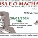 LANÇAMENTO DO LIVRO “A ROSA E O MACHADO: MEMÓRIAS DE UM BRASILEIRO EXCLUÍDO” ACONTECERÁ NO 30º CONCERTO CONTRA O PRECONCEITO EM SANTA ISABEL 
