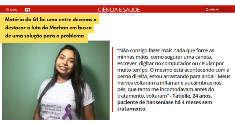 Em busca de solução definitiva para a falta de medicamentos para tratamento da hanseníase no Brasil, movimento dos pacientes defende produção nacional