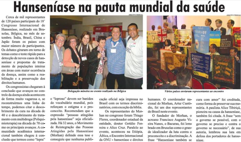 Hanseníase na Pauta Mundial de Saúde