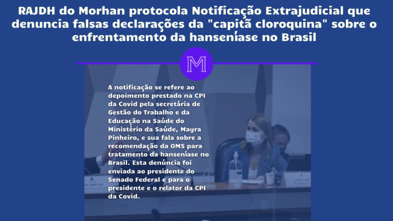 “Capitã cloroquina” mentiu em CPI sobre tratamento para hanseníase, aponta movimento de pessoas afetadas pela doença