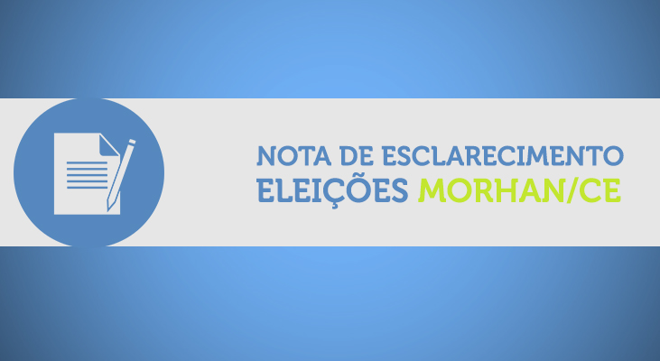 Nota de esclarecimento MORHAN-CE